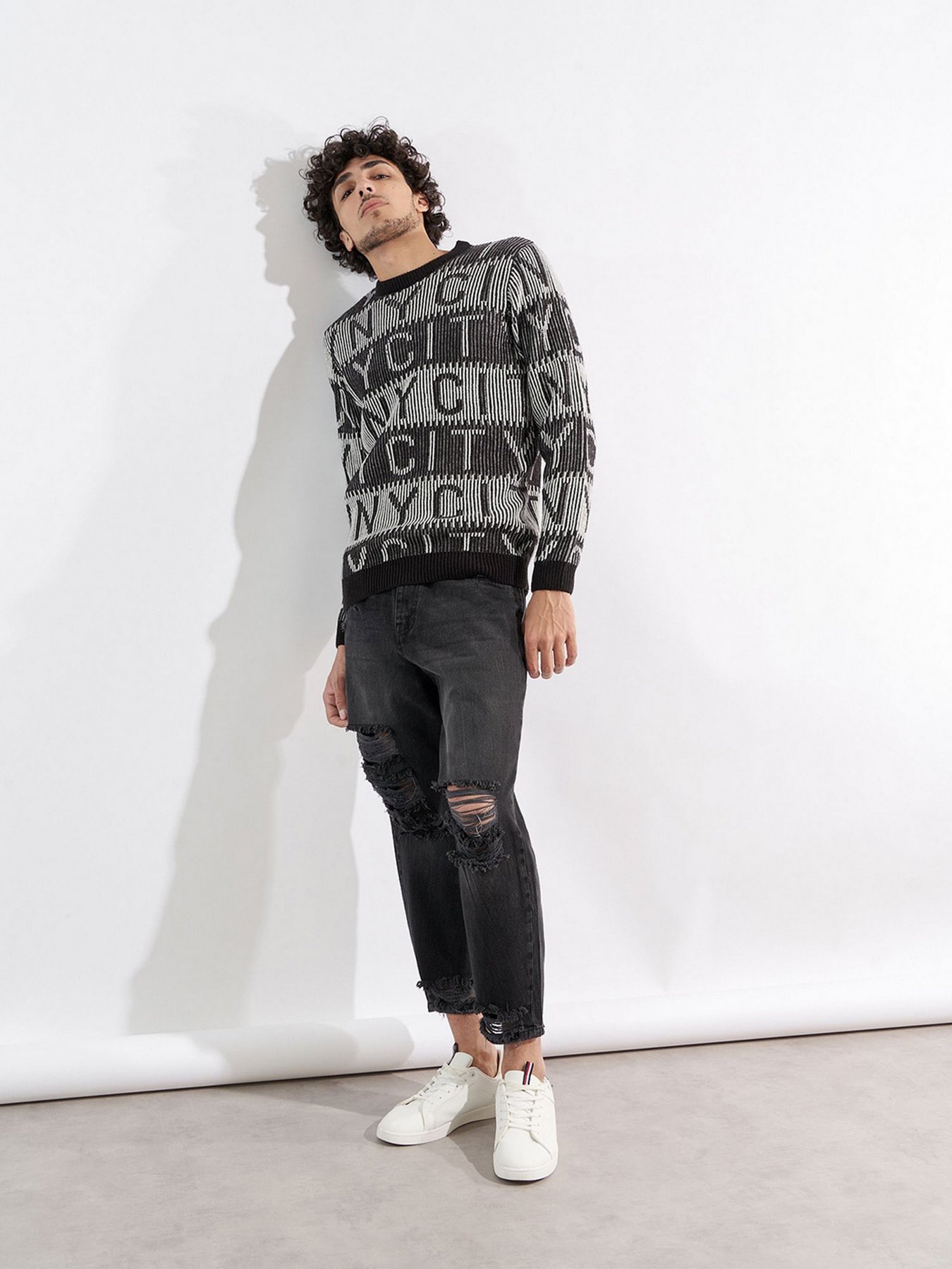 Джемпер Piazza Italia модель 74063_black Фото