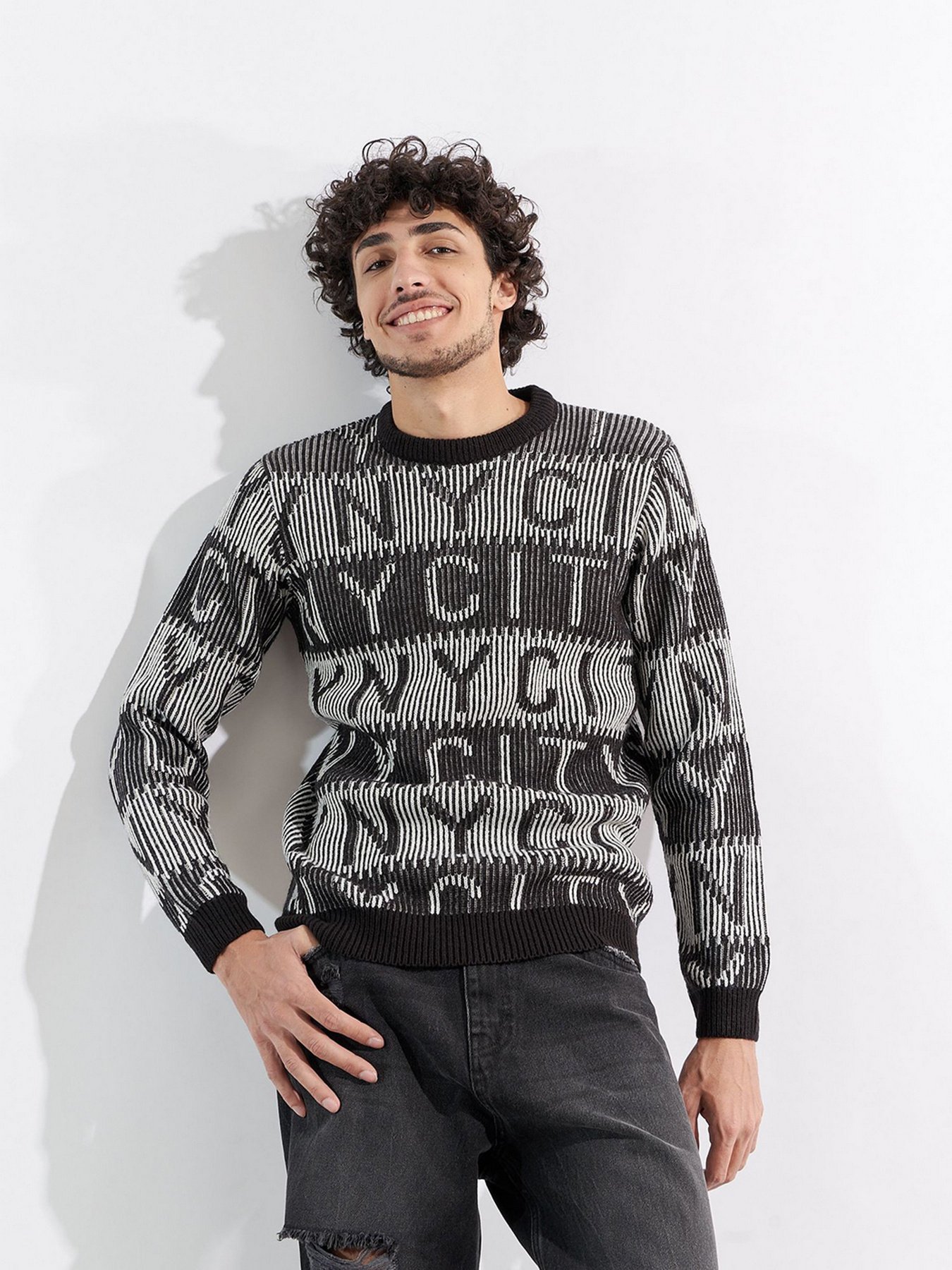 Джемпер Piazza Italia модель 74063_black Фото