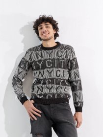 Джемпер Piazza Italia модель 74063_black Фото