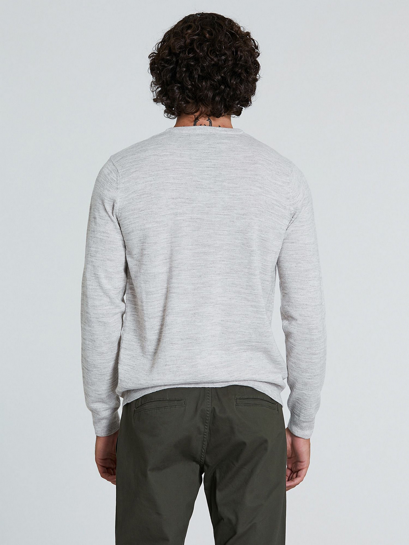 Джемпер Piazza Italia модель 74119_grey melange Фото