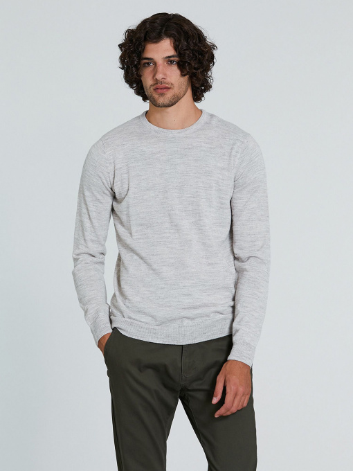 Джемпер Piazza Italia модель 74119_grey melange Фото