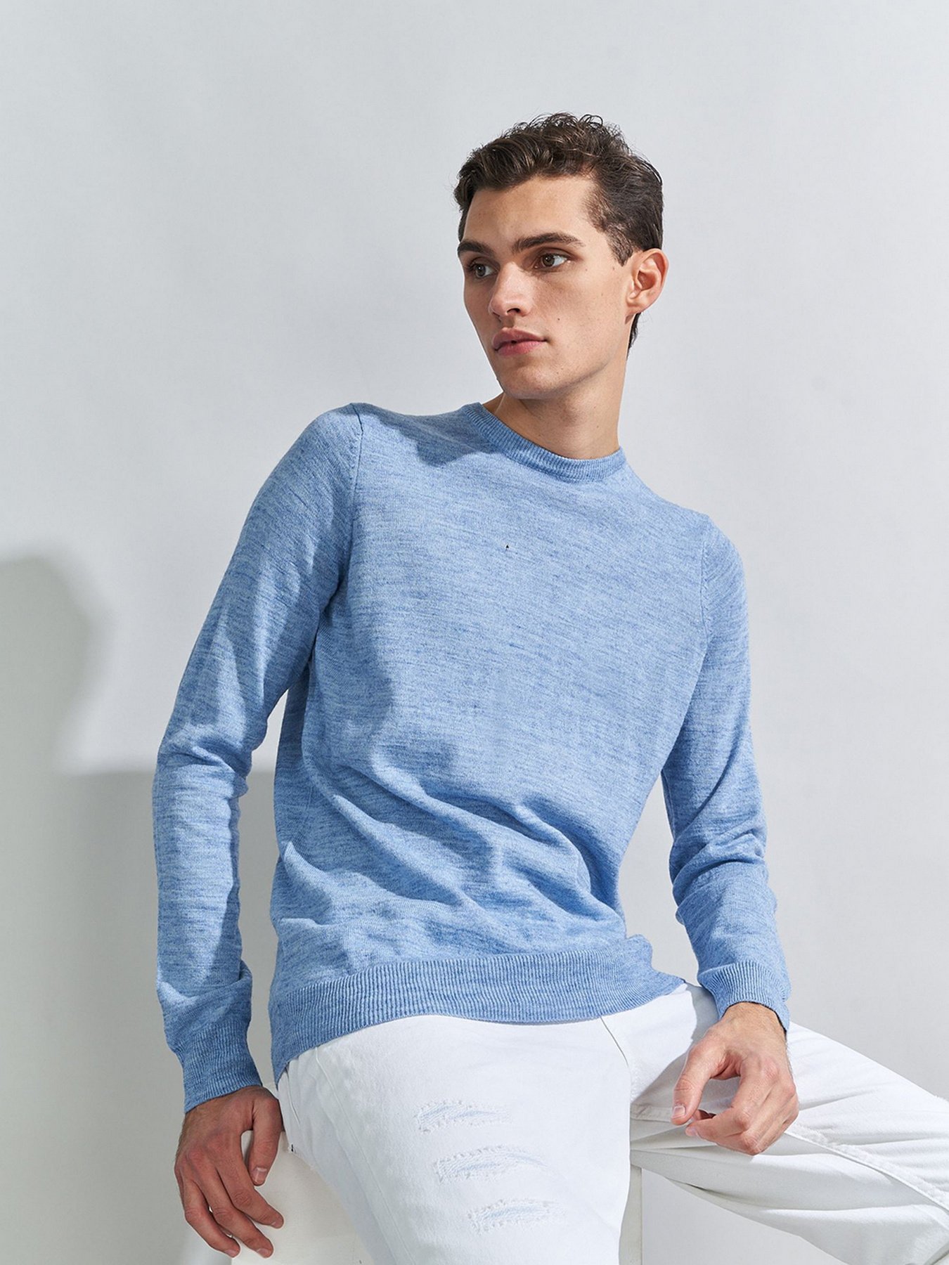 Джемпер Piazza Italia модель 74119_celestial Фото