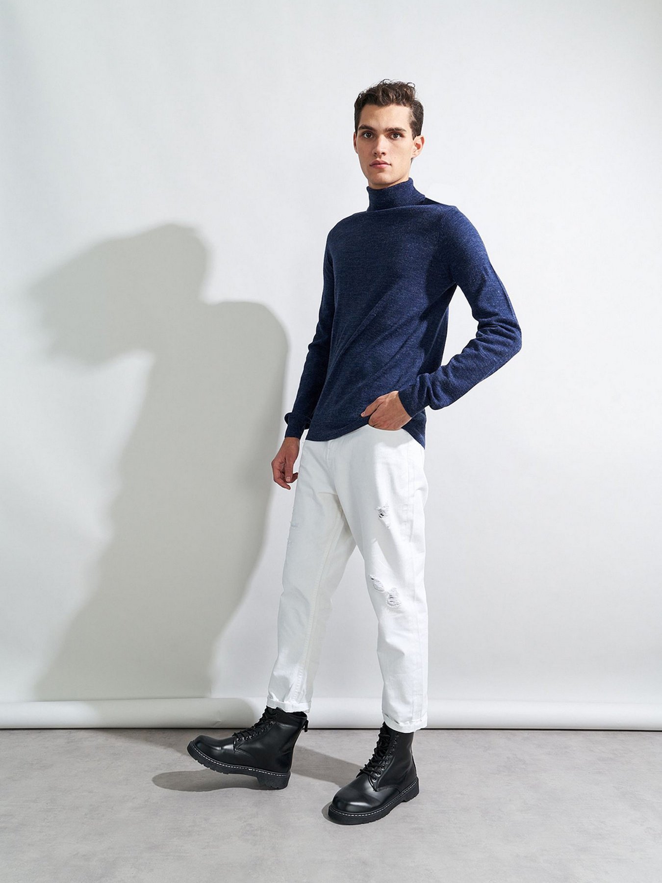 Водолазка Piazza Italia модель 74120_blue Фото