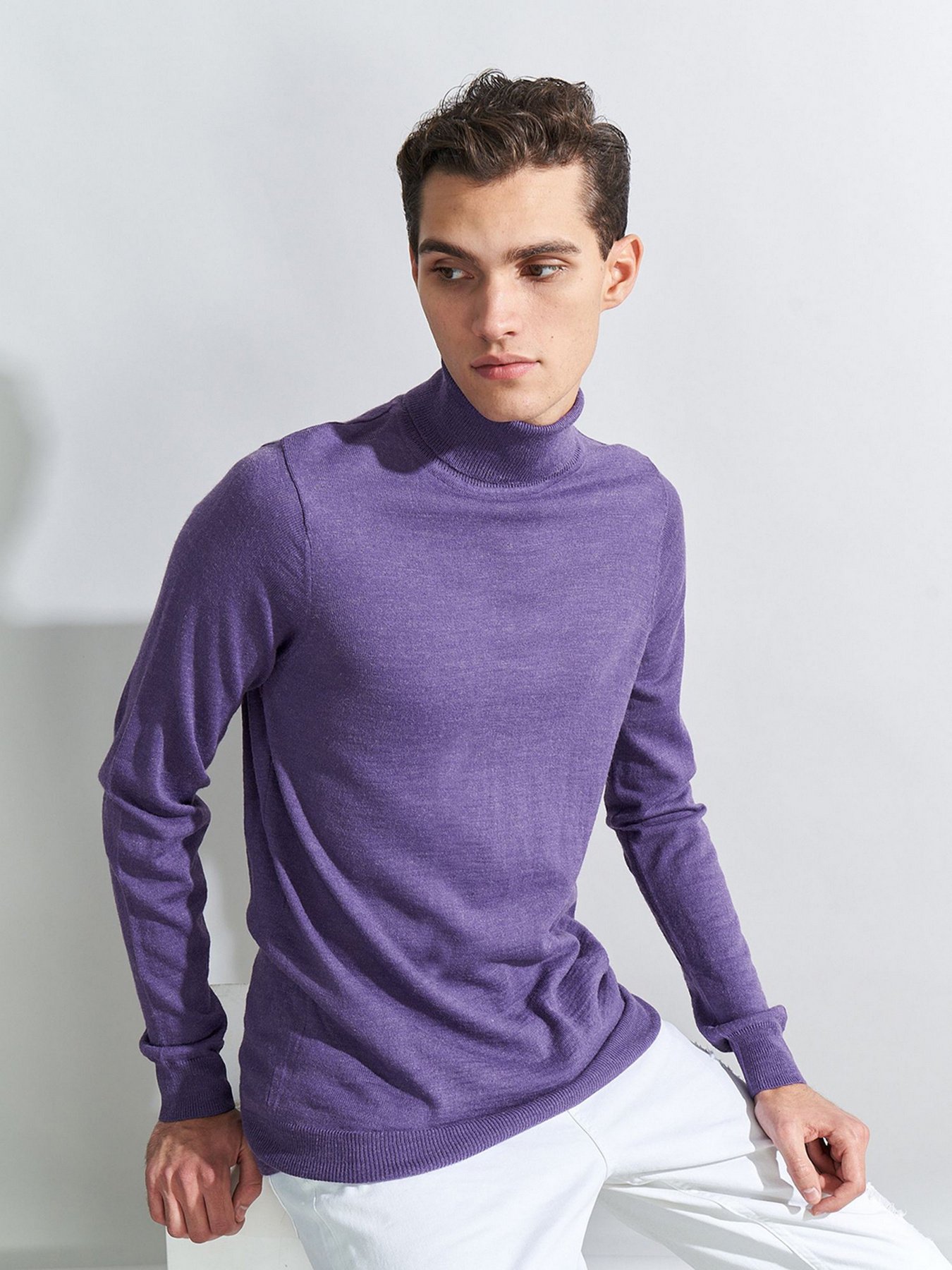 Водолазка Piazza Italia модель 74120_violet Фото