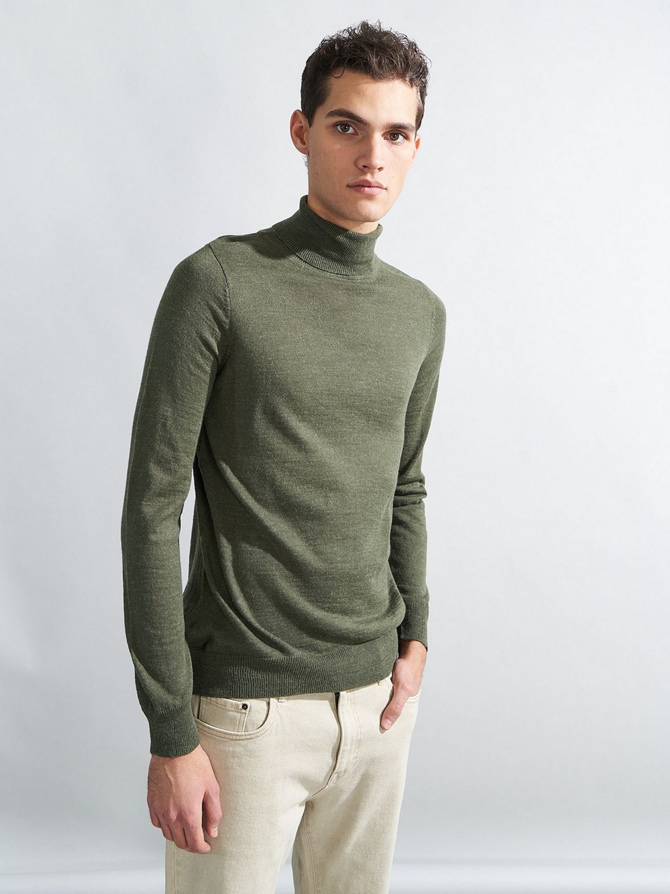 Водолазка Piazza Italia модель 74120_green Фото