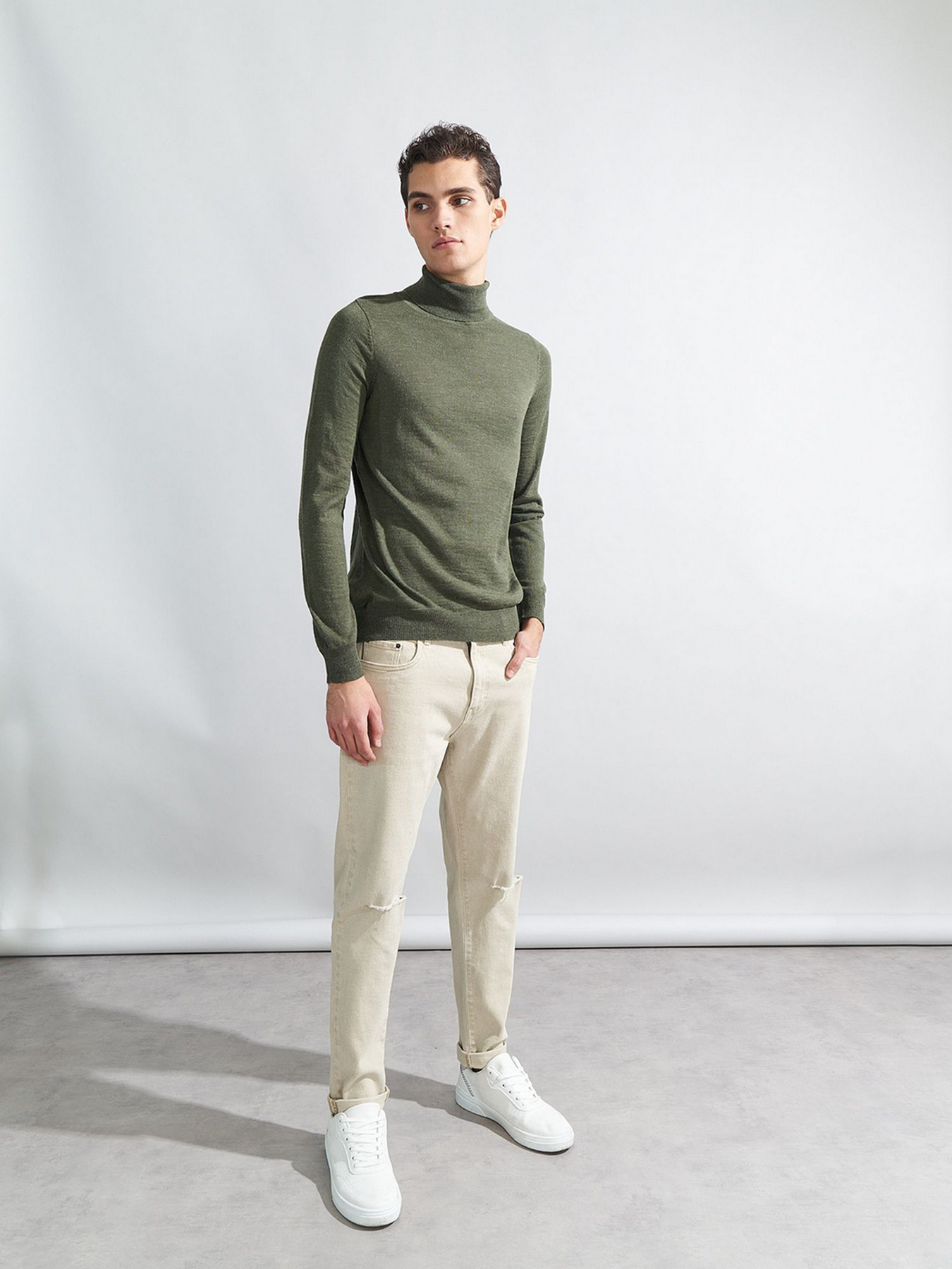 Водолазка Piazza Italia модель 74120_green Фото