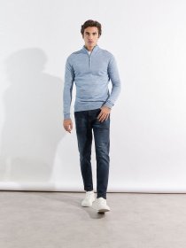 Кофта Piazza Italia модель 74151_celestial Фото