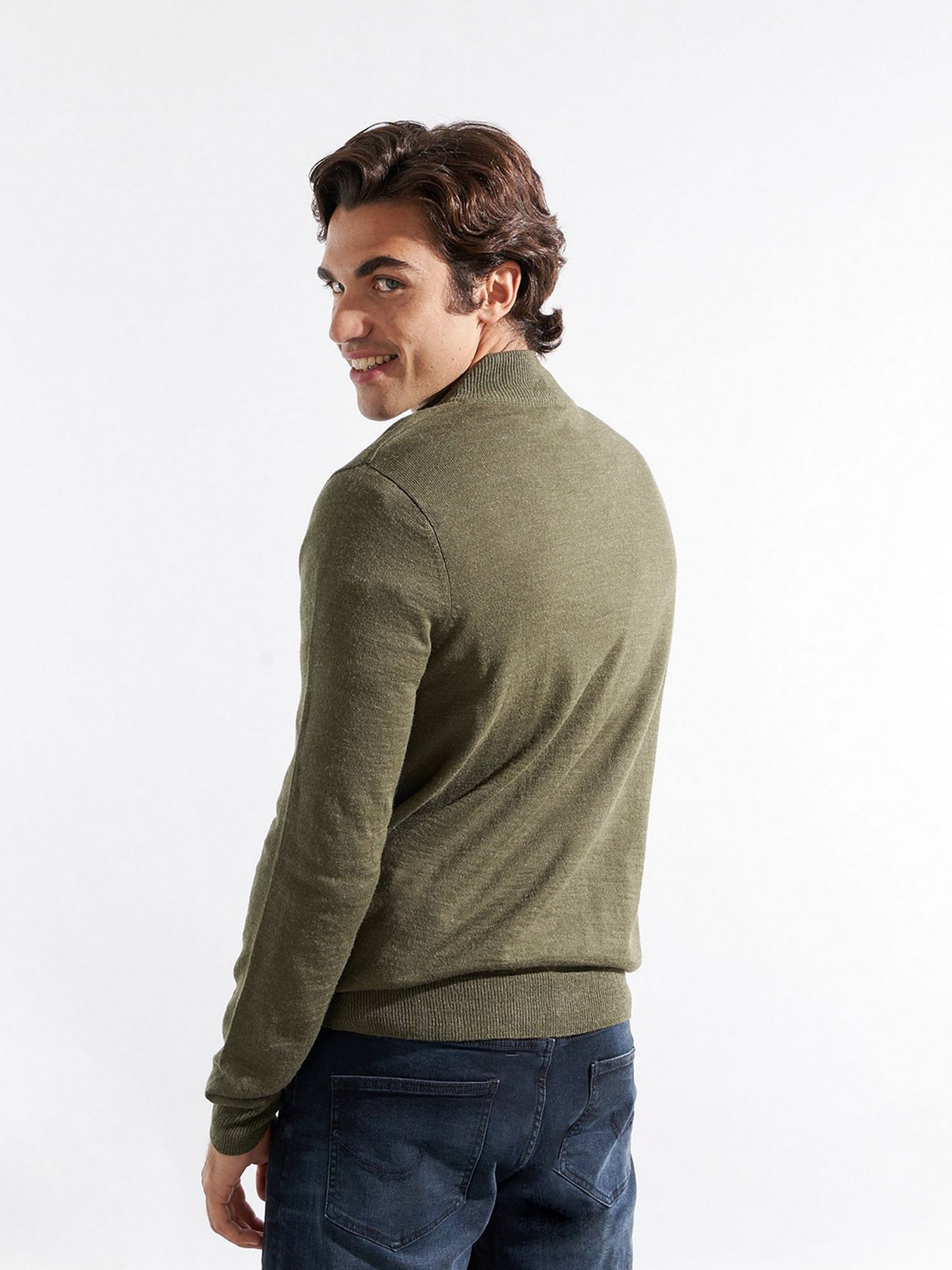 Джемпер Piazza Italia модель 74151_green Фото