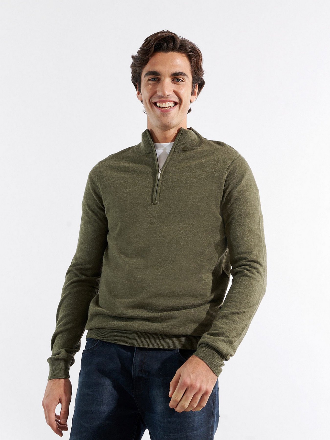 Джемпер Piazza Italia модель 74151_green Фото