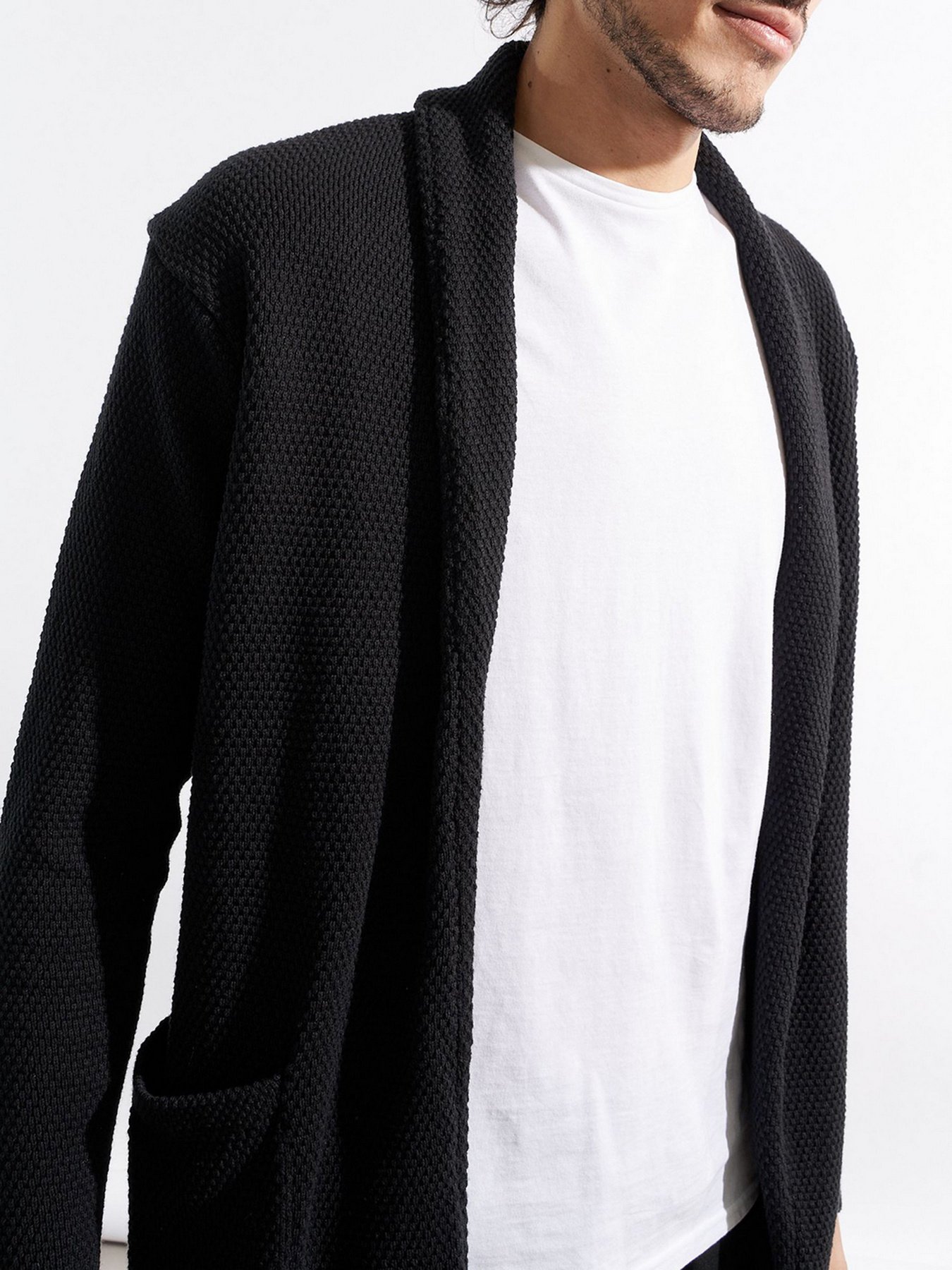 Кардиган Piazza Italia модель 75027_black Фото