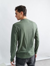 Лонгслив Piazza Italia модель 51088_green Фото