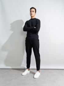 Штаны спортивные Piazza Italia модель 65188_black Фото