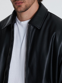 Шкіряна куртка Piazza Italia модель 70298_black Фото