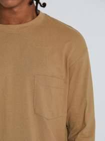 Лонгслив Piazza Italia модель 70361_camel Фото