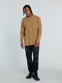Лонгслив Piazza Italia модель 70361_camel Фото
