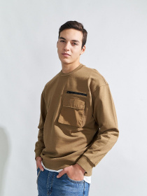 Свитшот Piazza Italia модель 70416_camel Фото