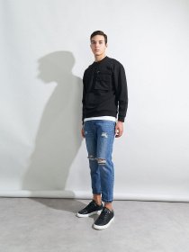 Свитшот Piazza Italia модель 70416_black Фото