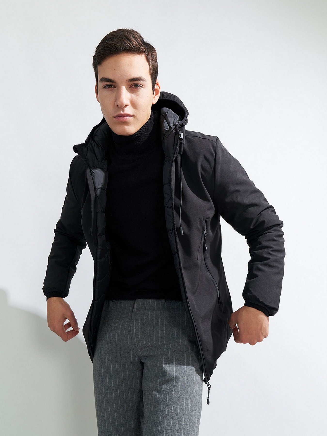 Демисезонная куртка Piazza Italia модель 72165_black Фото