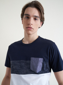 Футболка Piazza Italia модель 02458_blue Фото