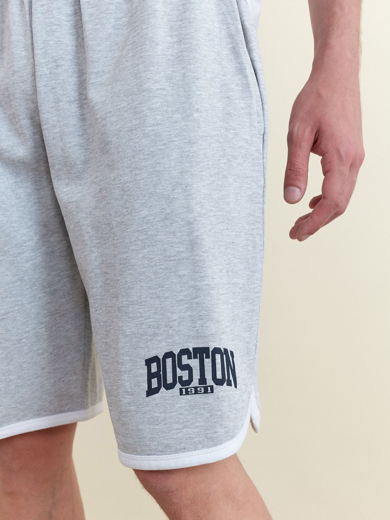 Шорты Piazza Italia модель 02474_grey melange Фото