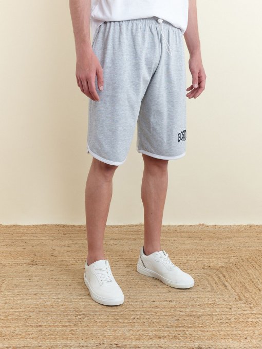 Повседневные шорты Piazza Italia модель 02474_grey melange Фото