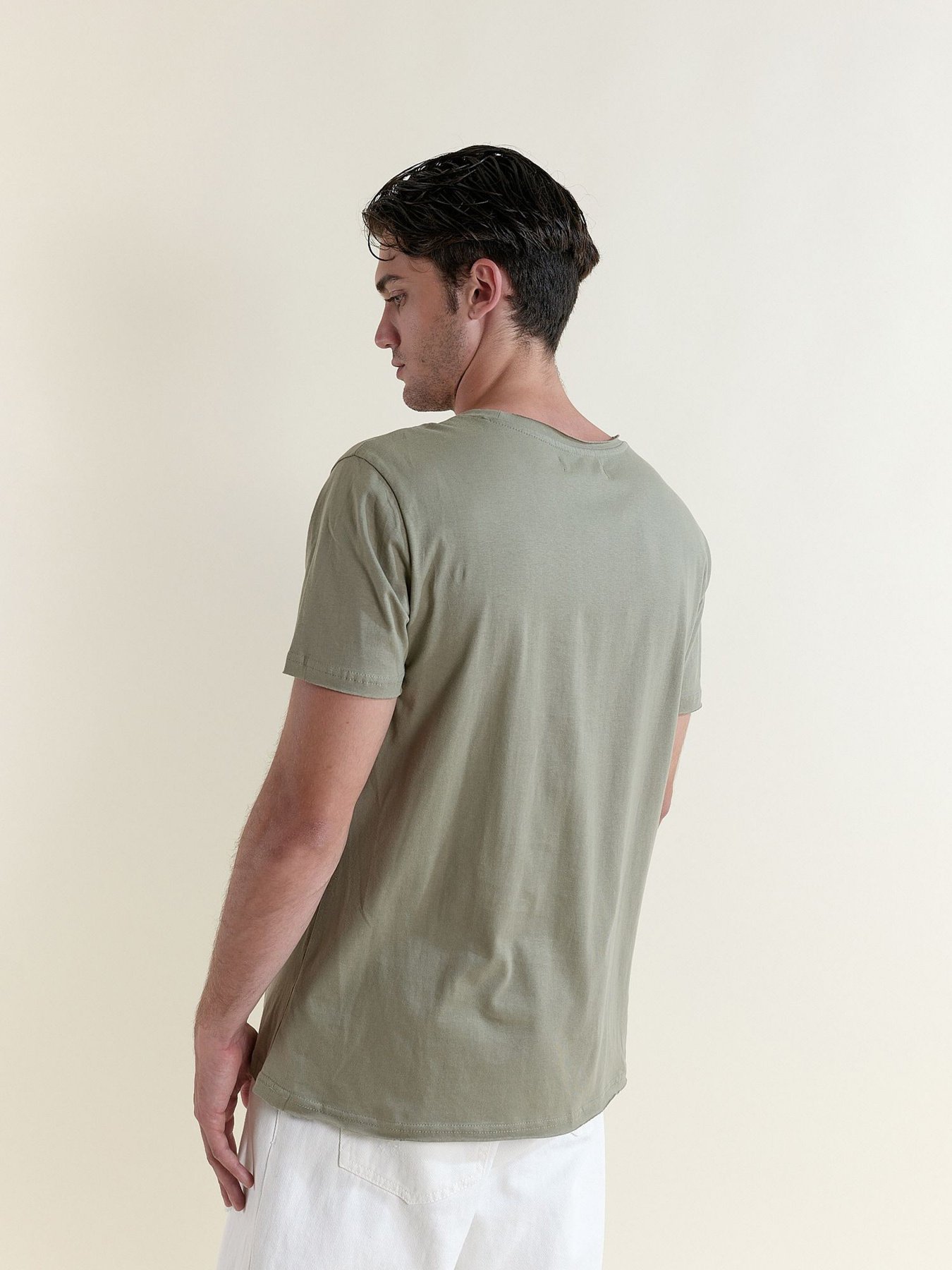 Футболка Piazza Italia модель 02647_sage Фото