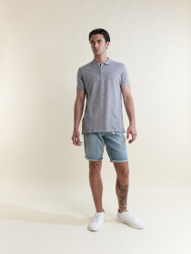 Поло Piazza Italia модель 02957_grey melange Фото