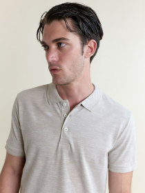 Поло Piazza Italia модель 02957_beige mel Фото