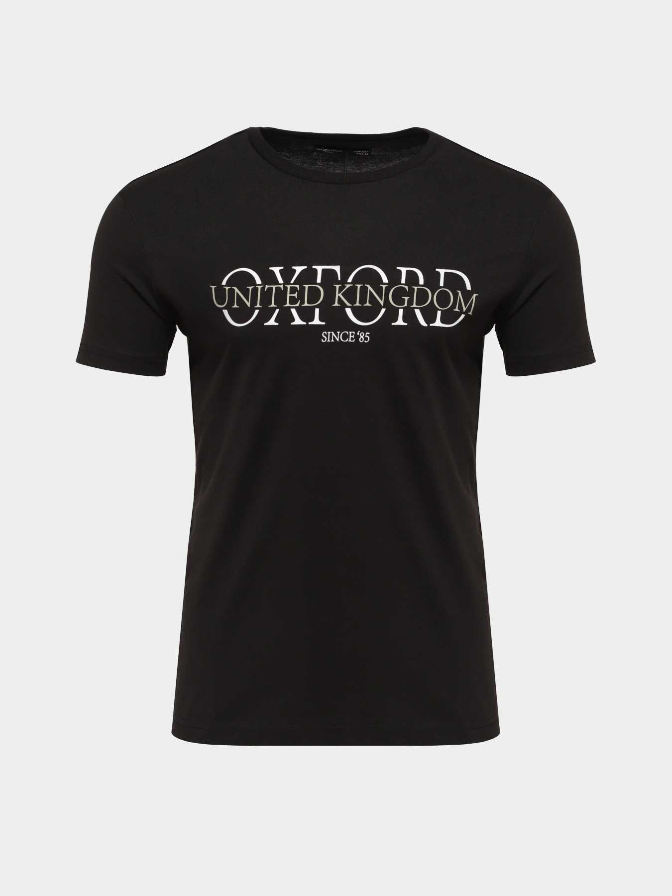 Футболка Piazza Italia модель 04320_black Фото