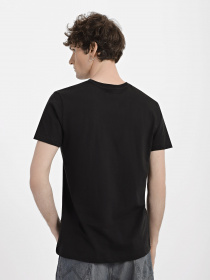 Футболка Piazza Italia модель 04320_black Фото