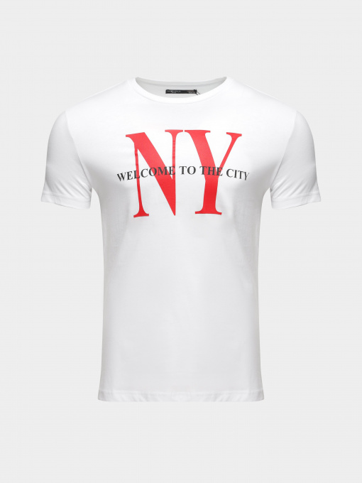 Футболка Piazza Italia модель 04320_white Фото