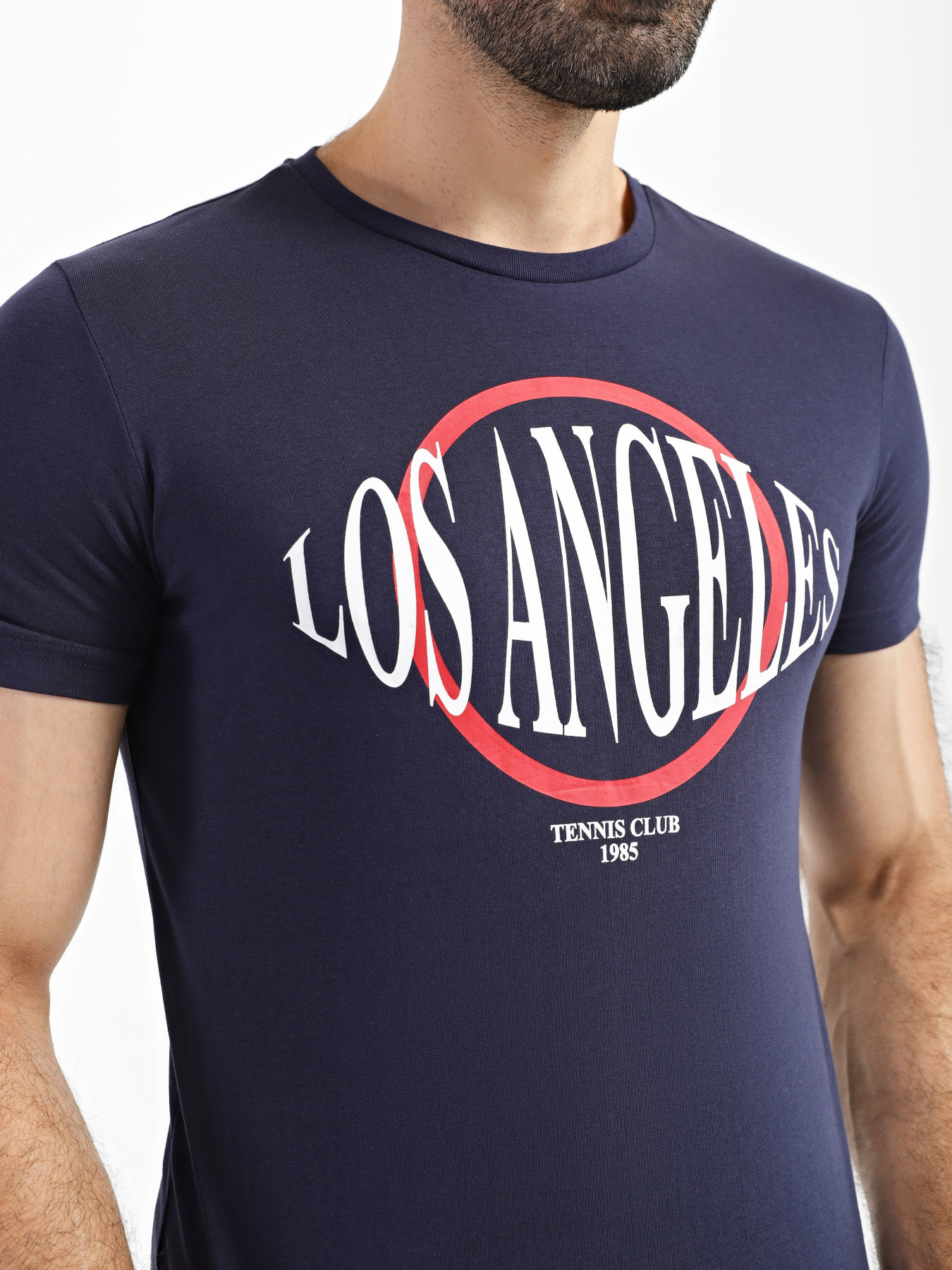 Футболка Piazza Italia модель 04320_blue Фото