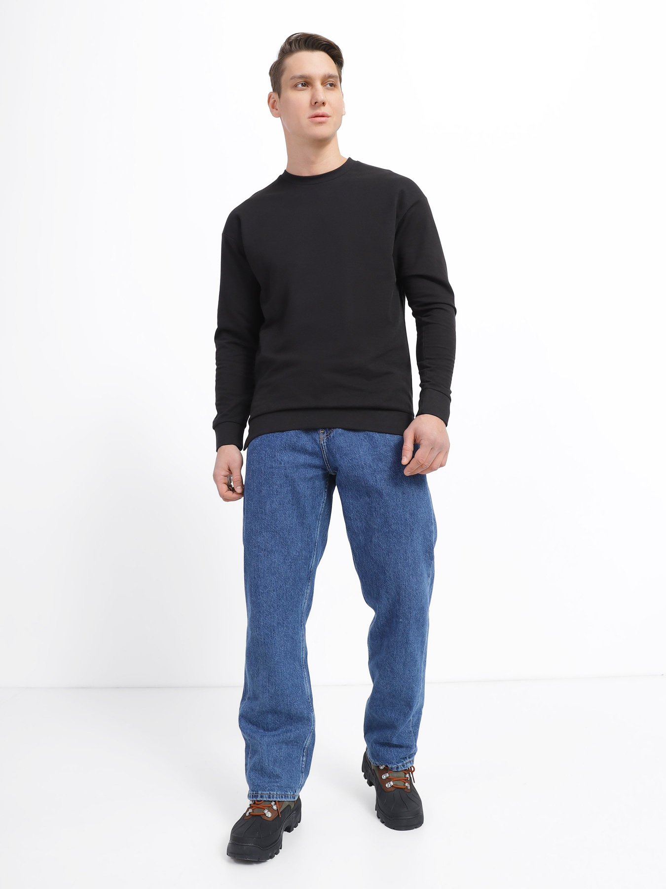 Свитшот Piazza Italia модель 04165_black Фото