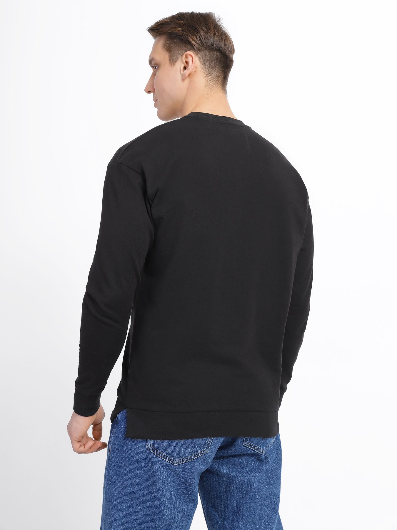 Свитшот Piazza Italia модель 04165_black Фото