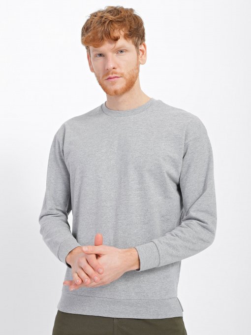 Світшот Piazza Italia модель 04165_grey melange Фото