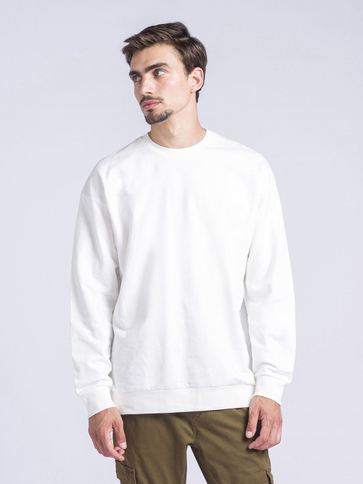 Свитшот Piazza Italia модель 04165_off white Фото