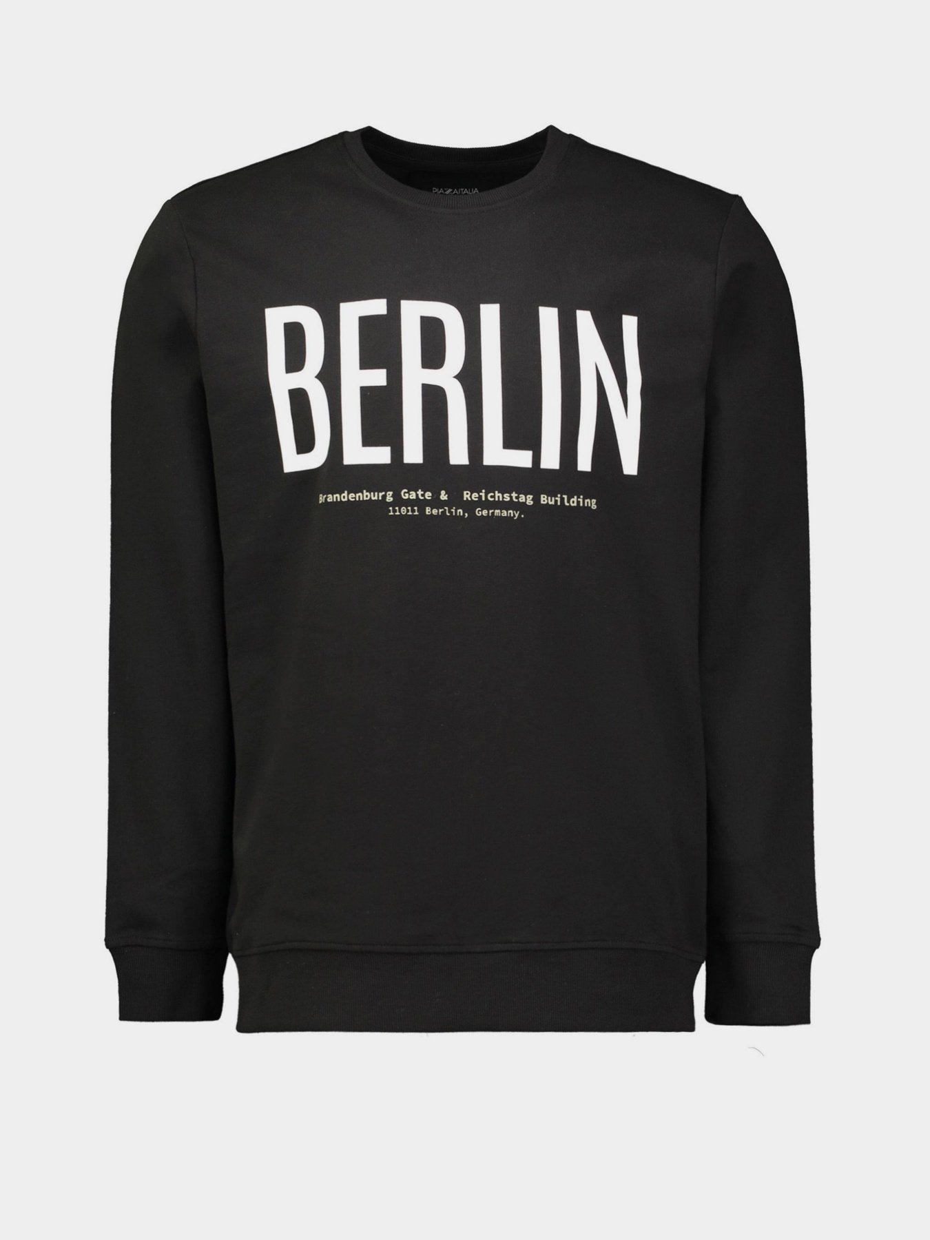 Свитшот Piazza Italia модель 04194_black Свитшот Piazza Italia модель 04194_black Фото