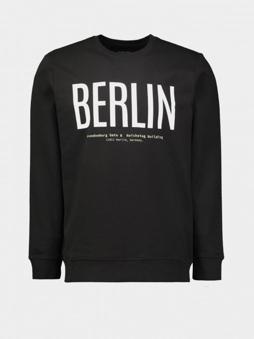 Свитшот Piazza Italia модель 04194_black Фото