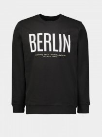 Свитшот Piazza Italia модель 04194_black Свитшот Piazza Italia модель 04194_black Фото