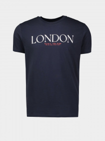 Футболка Piazza Italia модель 04319_blue Футболка Piazza Italia модель 04319_blue Фото