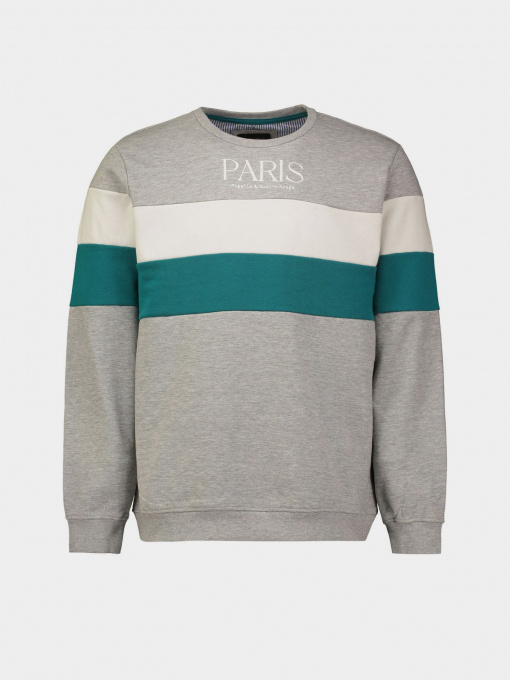 Свитшот Piazza Italia модель 04410_grey melange Фото