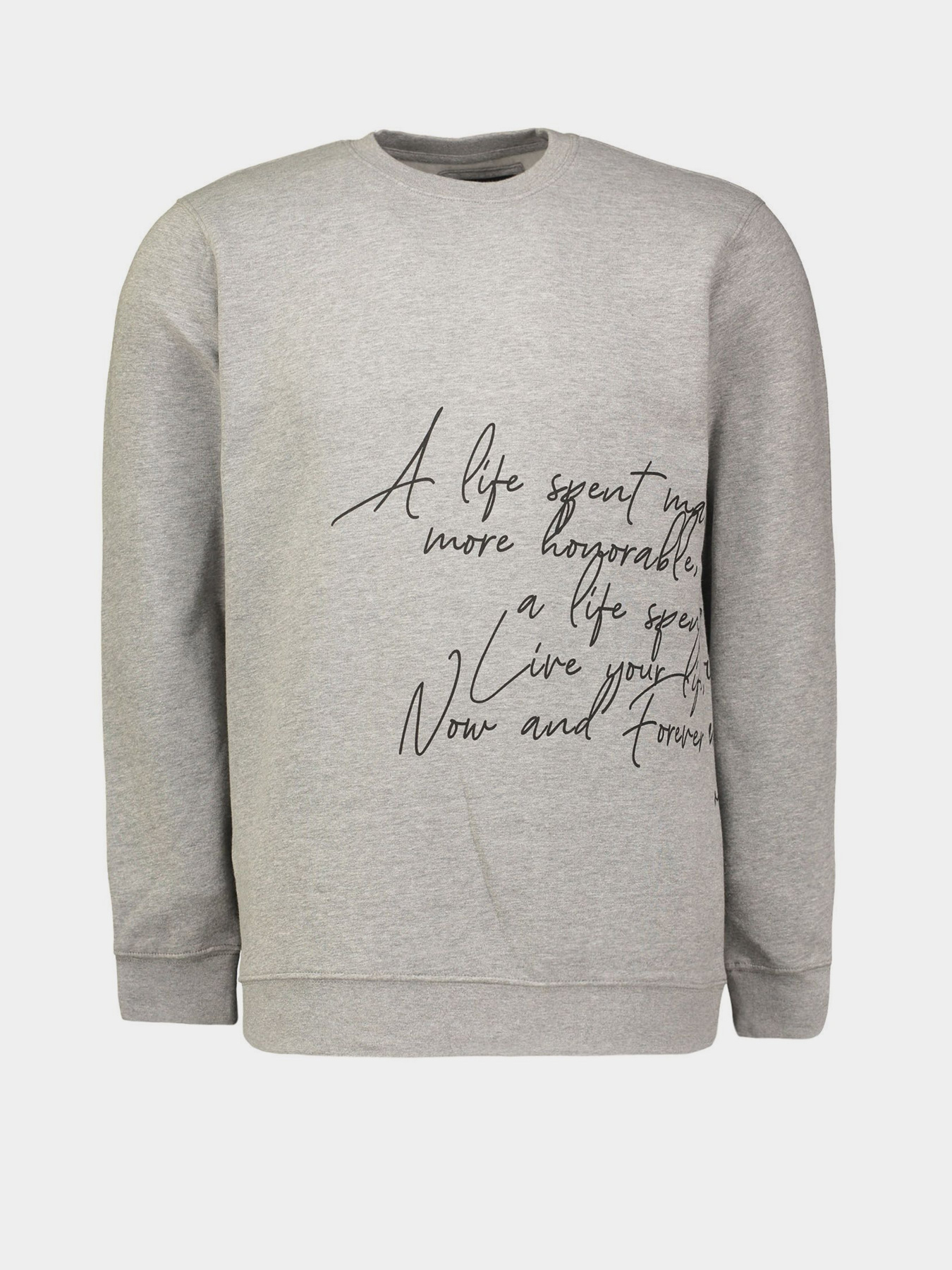 Свитшот Piazza Italia модель 05750_grey melange Фото