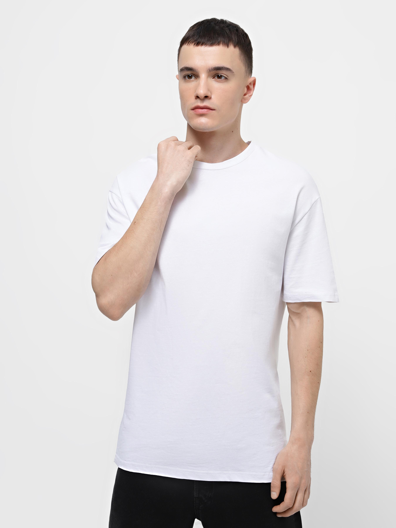 Футболка Piazza Italia модель 57554_white Футболка Piazza Italia модель 57554_white Фото