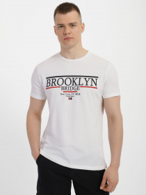 Футболка Piazza Italia модель 58059_white Фото