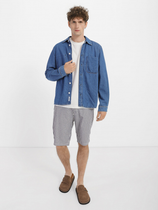 Шорты Piazza Italia модель 06569_blue Фото