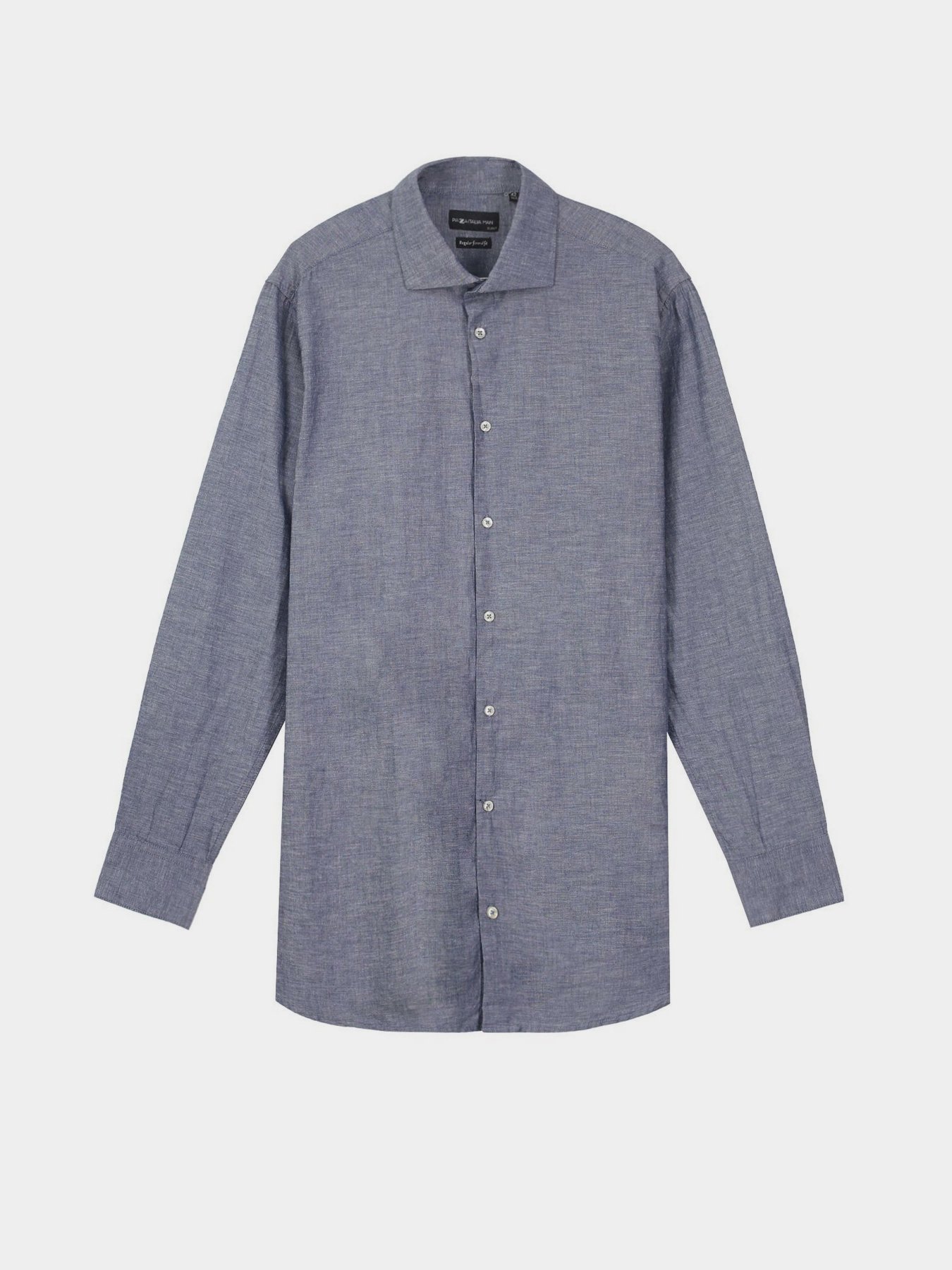 Сорочка повсякденна Piazza Italia модель 55725_blue Фото