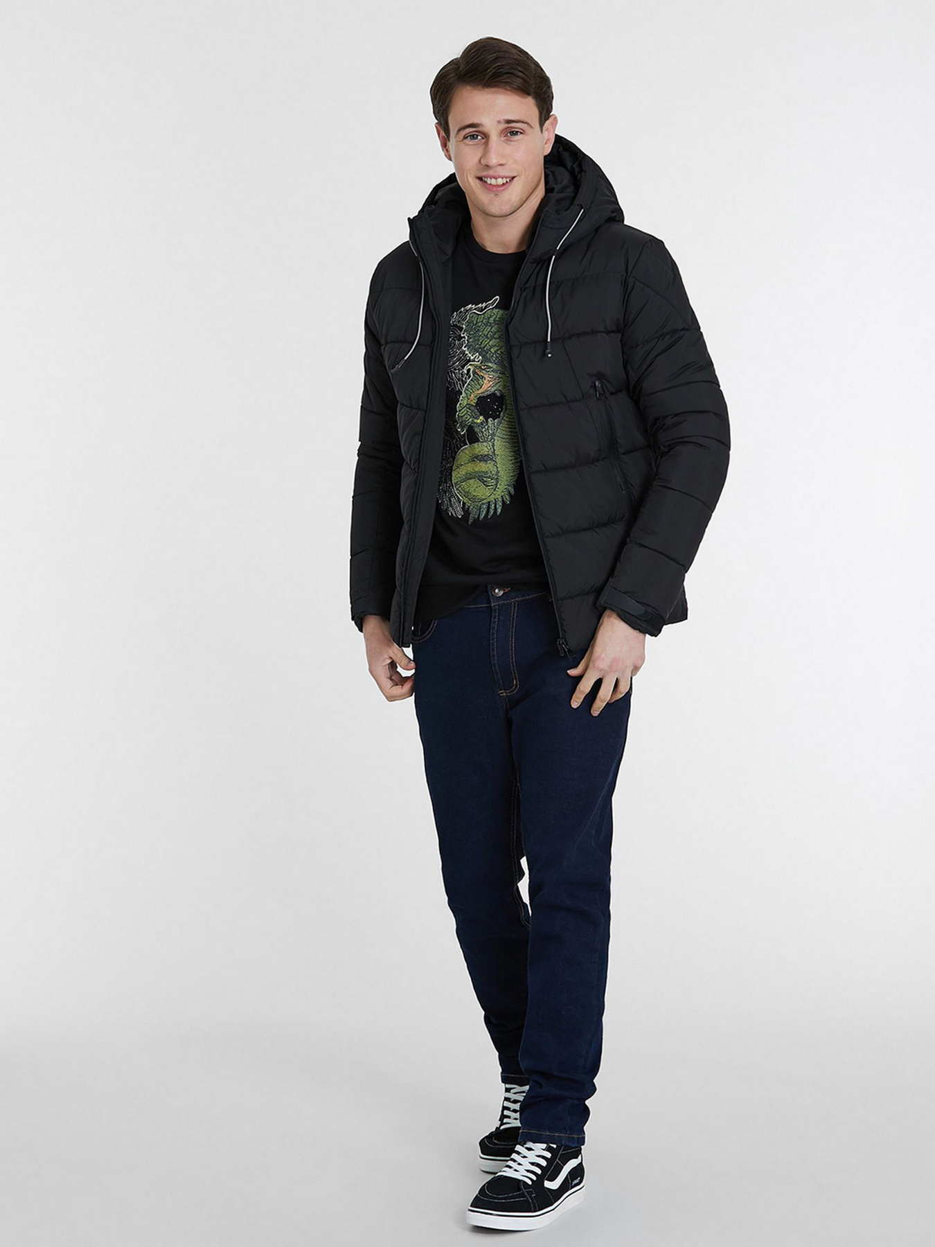 Демісезонна куртка Piazza Italia модель 38853_black Фото