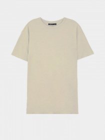 Футболка Piazza Italia модель 56049_mastic Фото