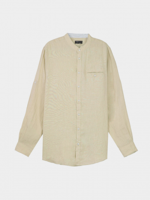 Рубашка повседневная Piazza Italia модель 83571_beige Фото