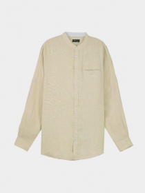 Рубашка повседневная Piazza Italia модель 83571_beige Фото